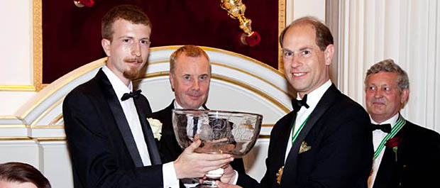 James Waterton and HRH Prince Edward. Photo by Michael Sullivan