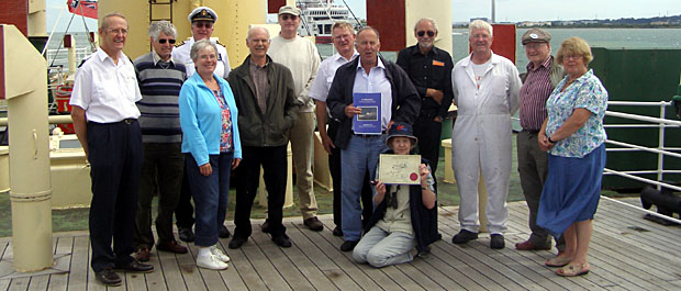 Shieldhall crew