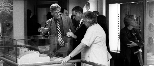 Geoff Denford at gallery opening 1997