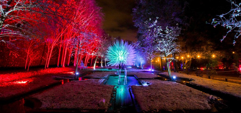 West Green House Illuminated Garden