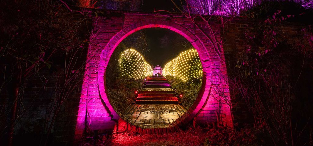 West Green House Illuminated Garden